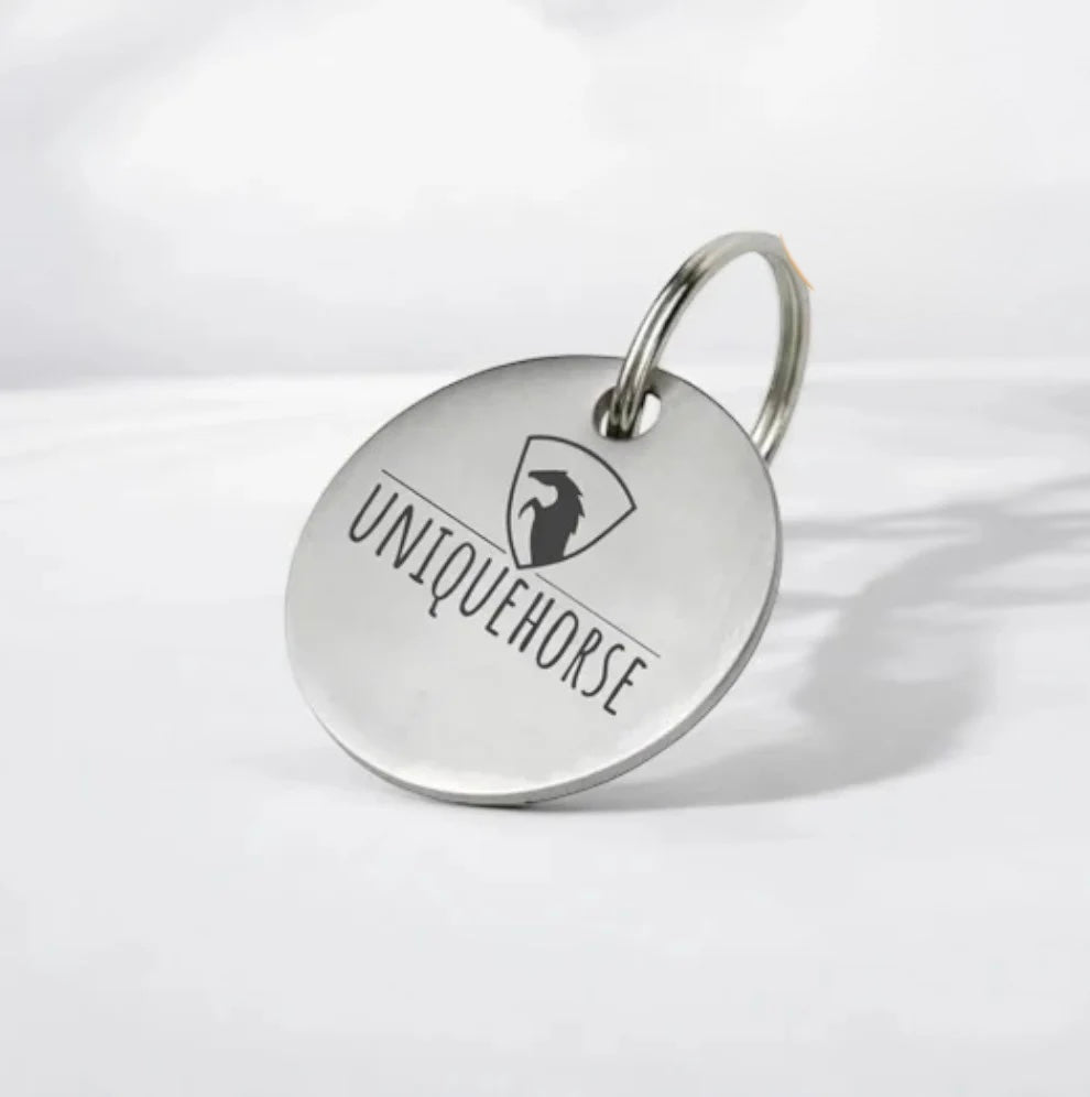 Marke Rund mit deinem Logo graviert