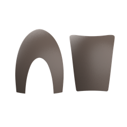 Cromo 2.0 Front & Back Leather Taupe