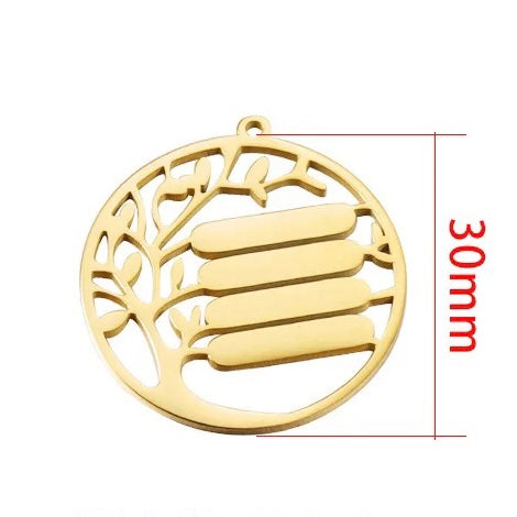 Schlüsselanhänger Lebensbaum individuell graviert