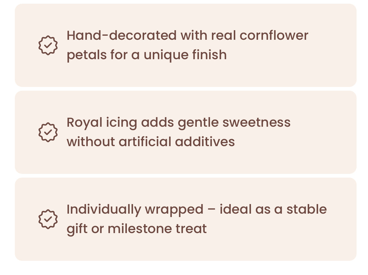 🪻Der Candy Horse Kornblumen-Éclair