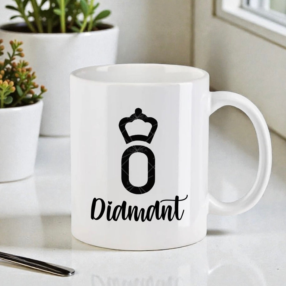 Individuelle Tasse Brandzeichen