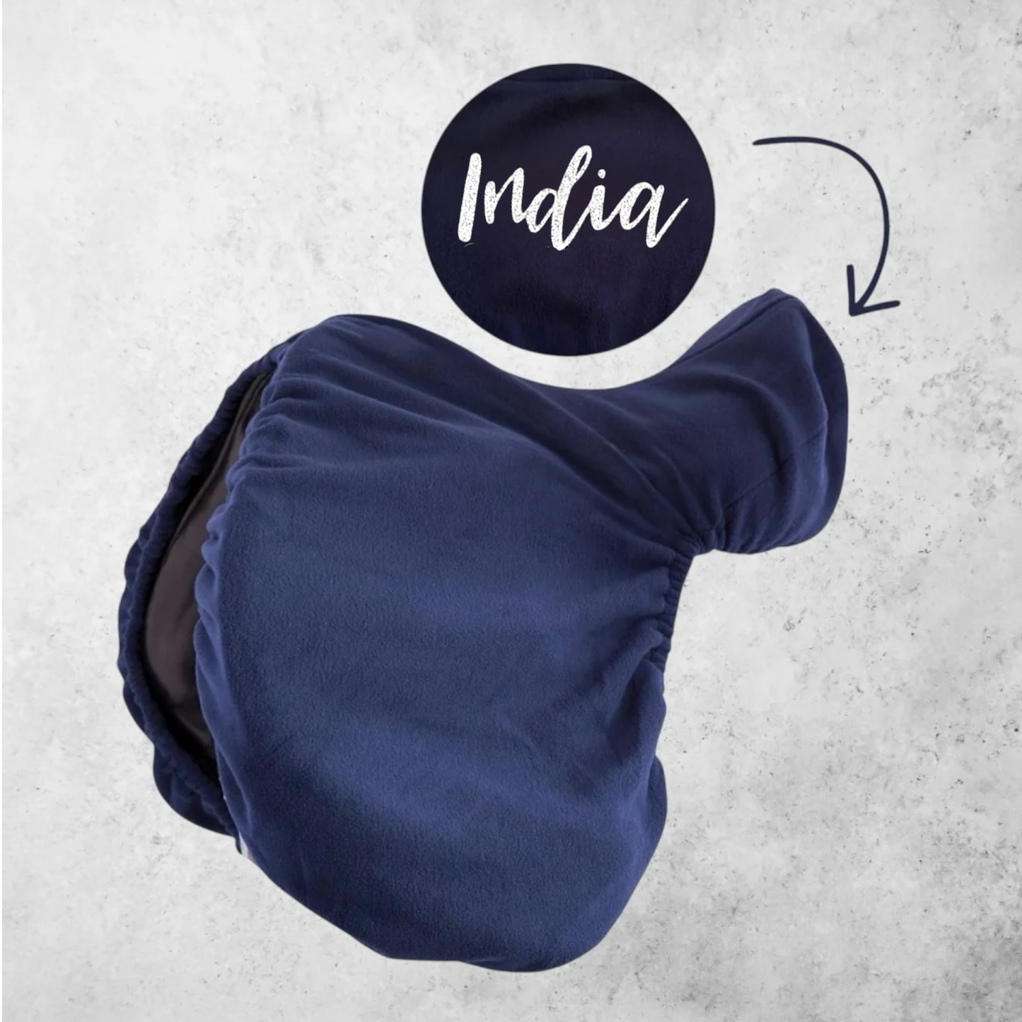 Personalisierter Fleece-Sattelschoner