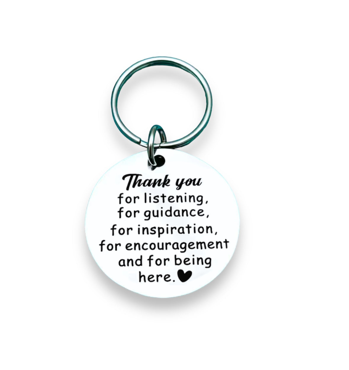 Edelstahl Schlüsselanhänger ThankYou