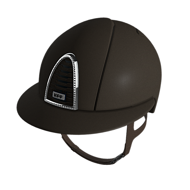 KEP Cromo 2.0 Polo Textile Brown Crystals White Swaro Frame