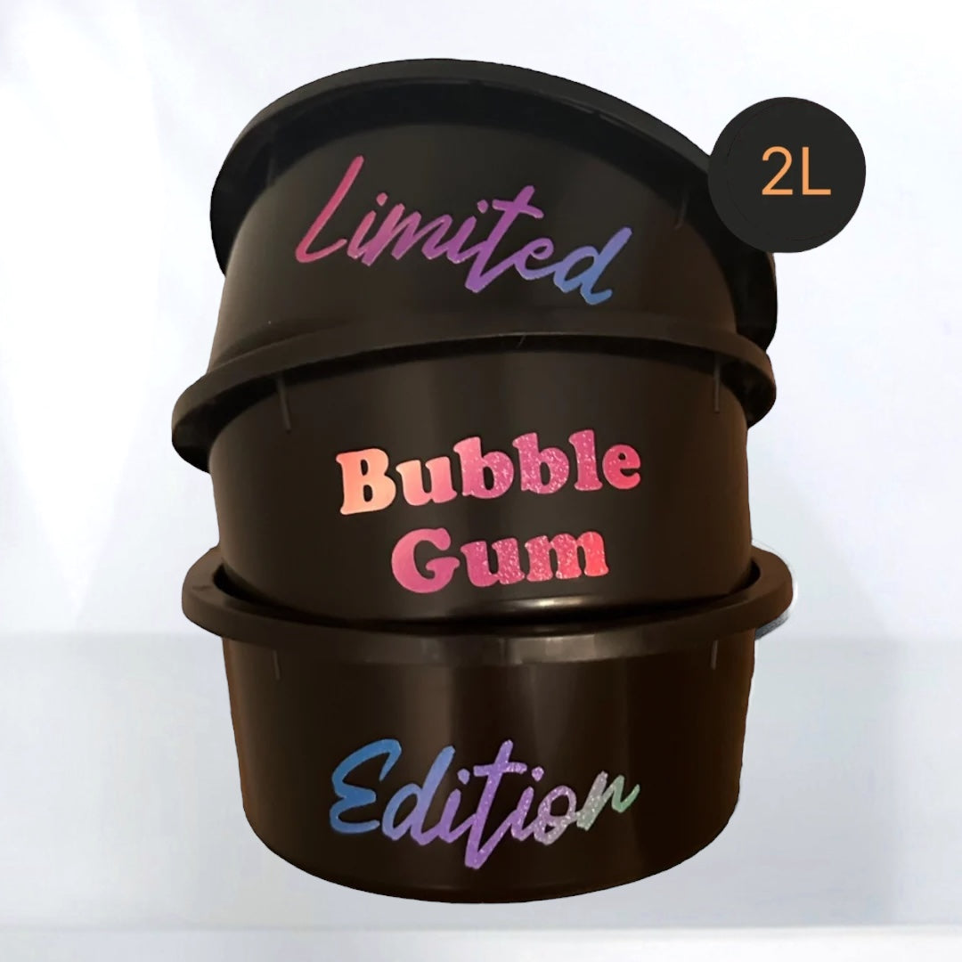 Futterschüssel 2L personalisiert Bubble Gum Edition