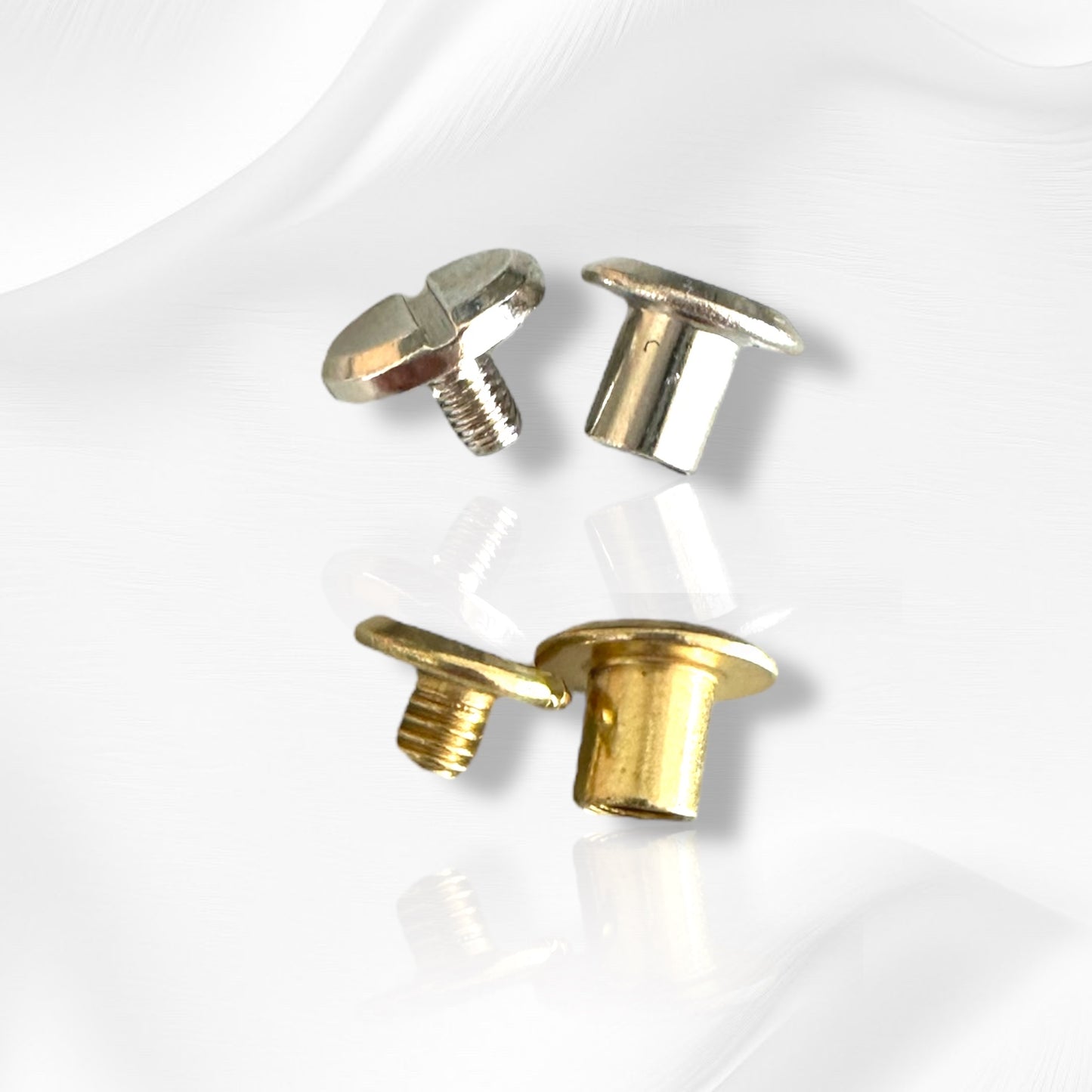 Ersatzschrauben zu mirror polished Edelstahl Namensschild