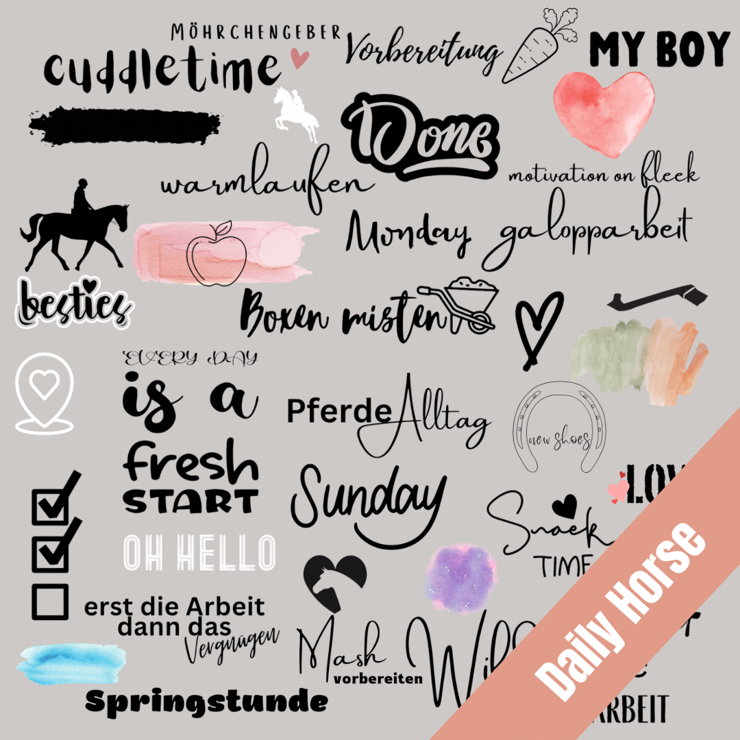 Instagram Story Stickers Daily Horse Edition
