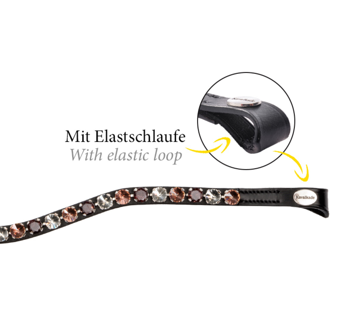 Stirnriemen Burgundy