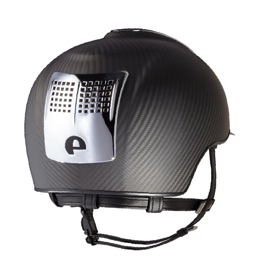 CARBON-HELM E-LIGHT MATT BLACK / 3 SILVER INSERTS