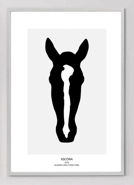 Pferdeportrait inkl. Druck und Rahmen A3 (29.7 x 42cm)