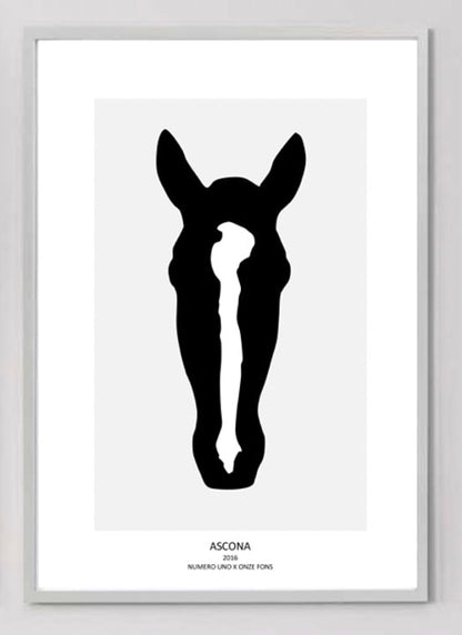 Pferdeportrait inkl. Druck und Rahmen A3 (29.7 x 42cm)