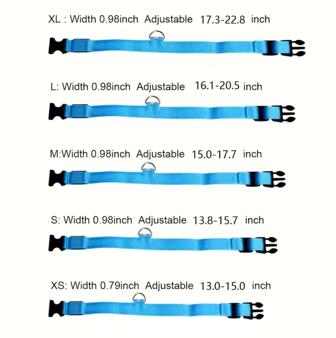 LED Hundehalsband Safety