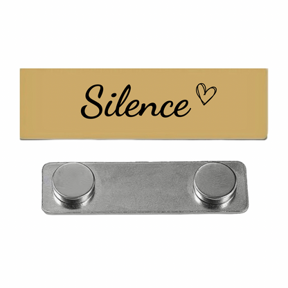 Magnet-Namensschild individuell graviert