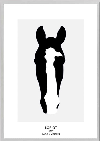 Pferdeportrait inkl. Druck und Rahmen A3 (29.7 x 42cm)