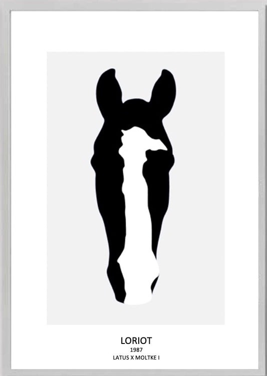 Pferdeportrait inkl. Druck und Rahmen A3 (29.7 x 42cm)