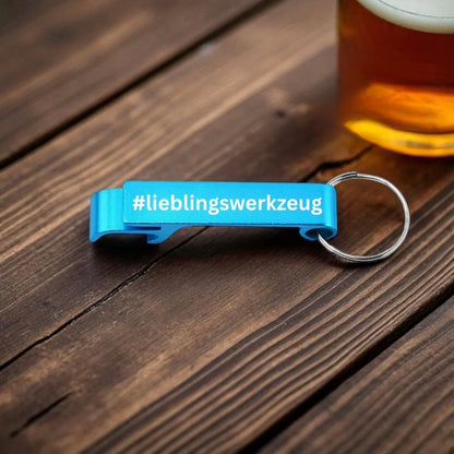 Flaschenöffner Keychain mit individueller Gravur