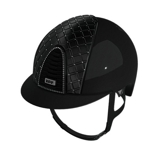 KEP Cromo 2.0 Polo Shine Black Milano Satin Silvernight Front Swarovski Silvernight Frame