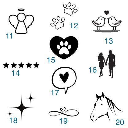 Individueller Glitzer-Thermosbecher Unique