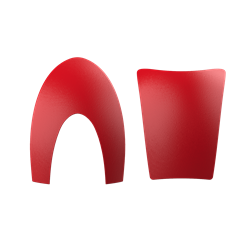 Cromo 2.0 Front & Back Leather Red