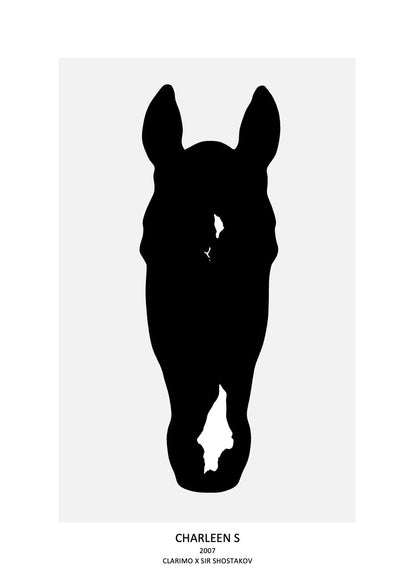 Pferdeportrait inkl. Druck und Rahmen A3 (29.7 x 42cm)