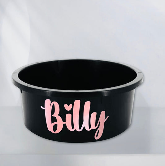 Futterschüssel 5L personalisiert Metallic Edition