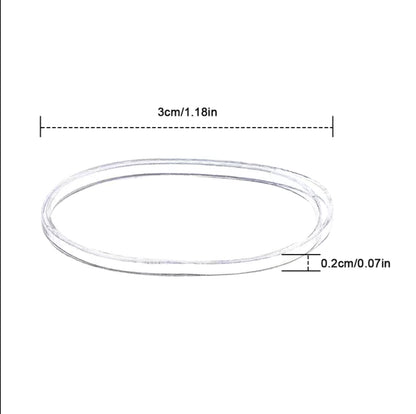Mähnengummis Transparent 1500