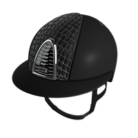 KEP Cromo 2.0 Polo Matt Black Croco Leather Front and Back