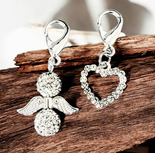 Crystal Heart Charm