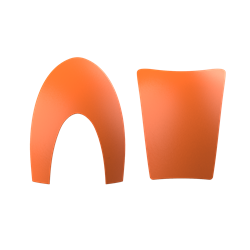 Cromo 2.0 Front & Back Leather Orange