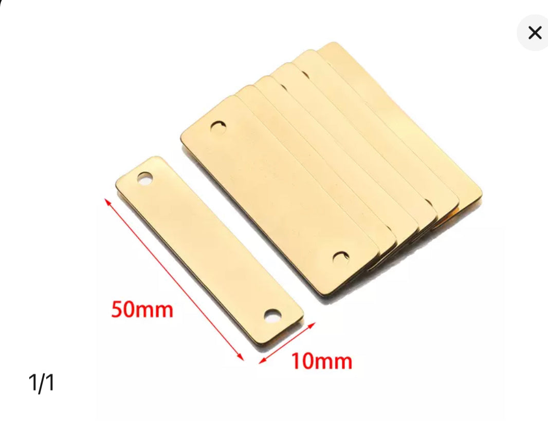 Namensplättchen individuell graviert