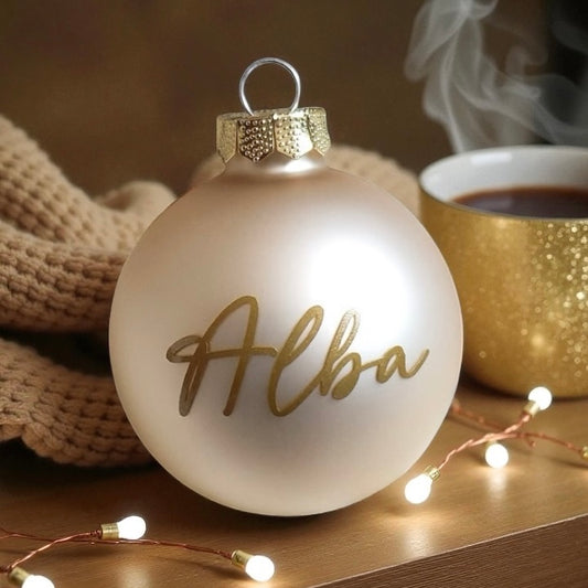 Personalisierte Weihnachtskugel Chic