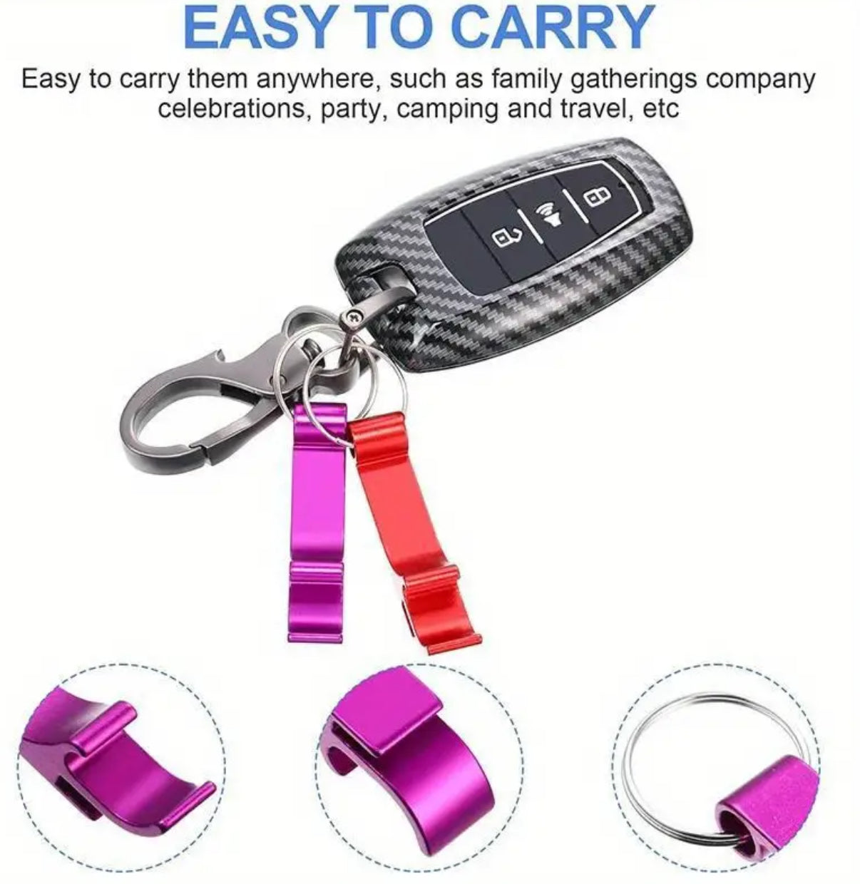 Flaschenöffner Keychain mit individueller Gravur