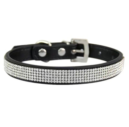 Hundehalsband Glitter Chic Black