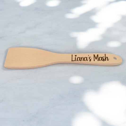 Mashlöffel Holz individuell graviert