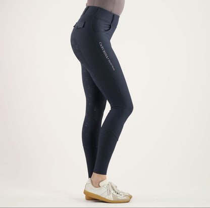 Reitleggins Carosie fullgrip Navy