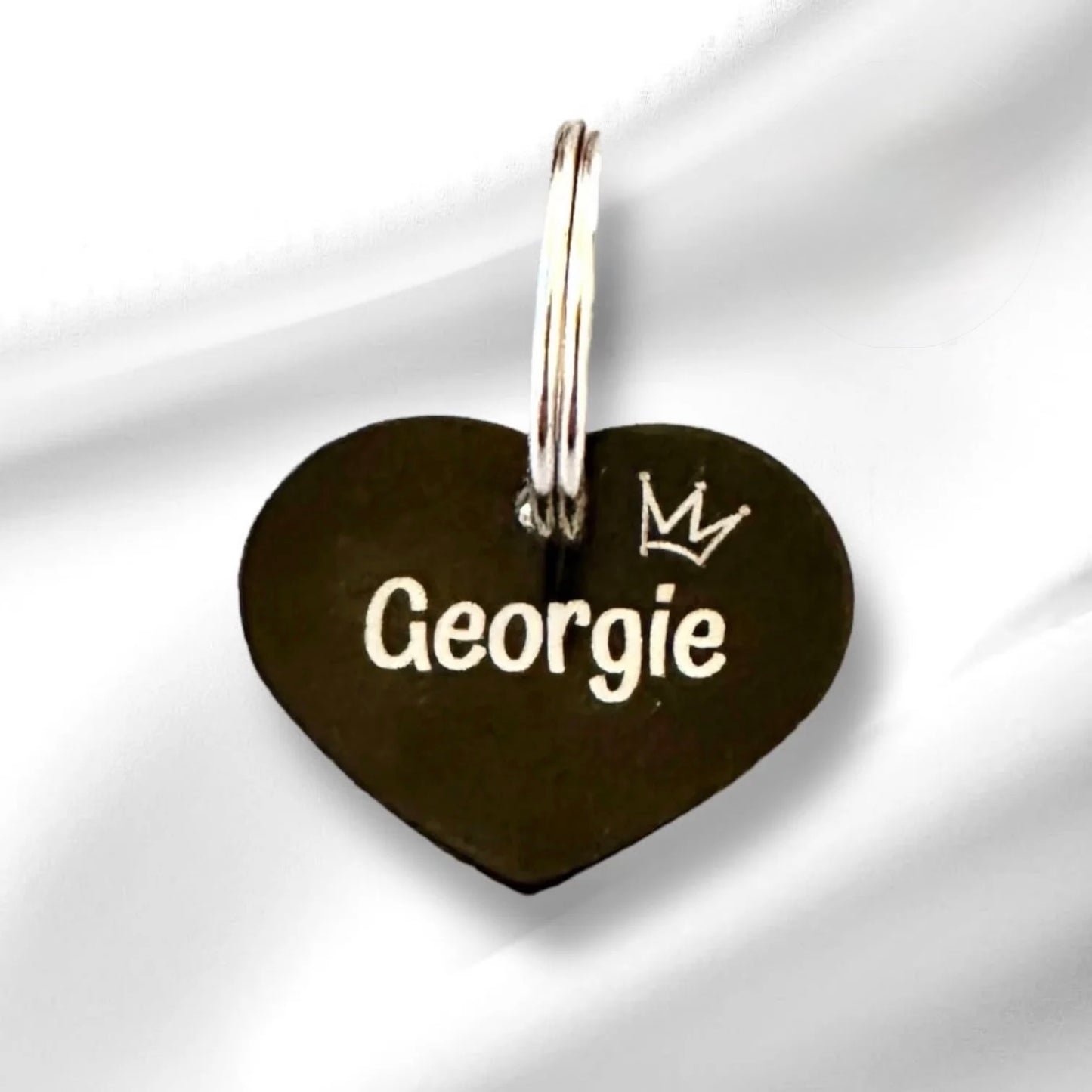 Aluminium Marke Herz individuell graviert