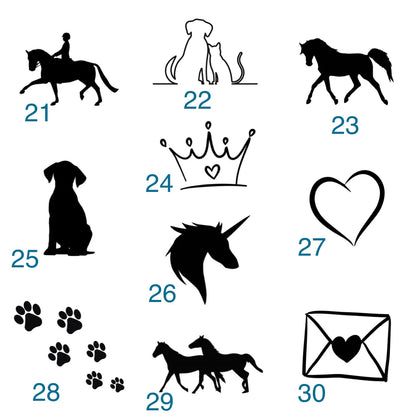 Individueller Glitzer-Thermosbecher Unique