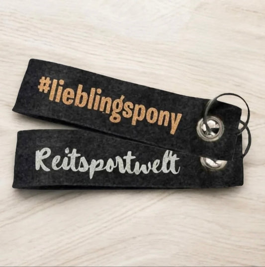 Schlüsselanhänger mit individuellem Text