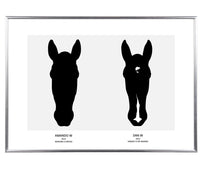 Bild mit zwei (oder mehr) Portraits inkl. Druck und Rahmen - A2 Format