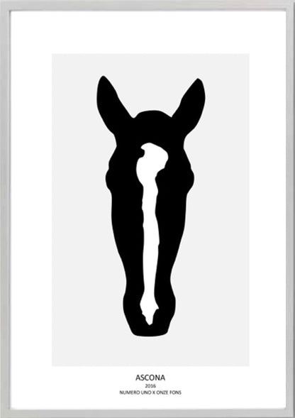 Pferdeportrait inkl. Druck und Rahmen A2 (42 x 59.4cm)