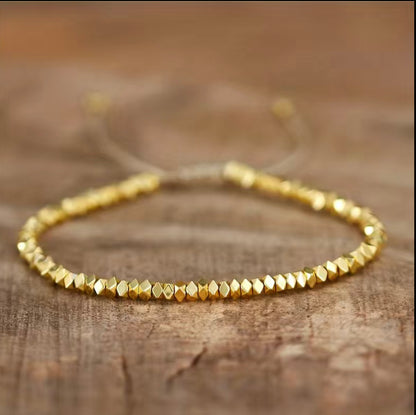 Hämatitperlen Armband