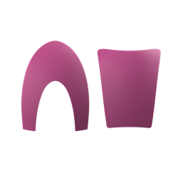 Cromo 2.0 Front & Back Leather Dark Pink