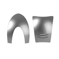 Crome 2.0 Front & Back Metal light Grey