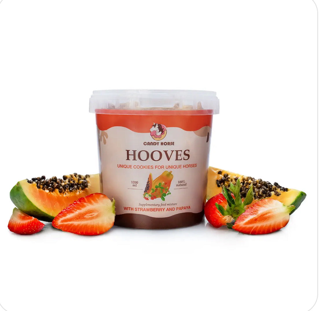 🧡 Candy Horse Hooves – Papaya & Walderdbeere 1.2L