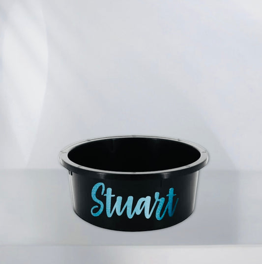 Futterschüssel 2L personalisiert Glitter Edition