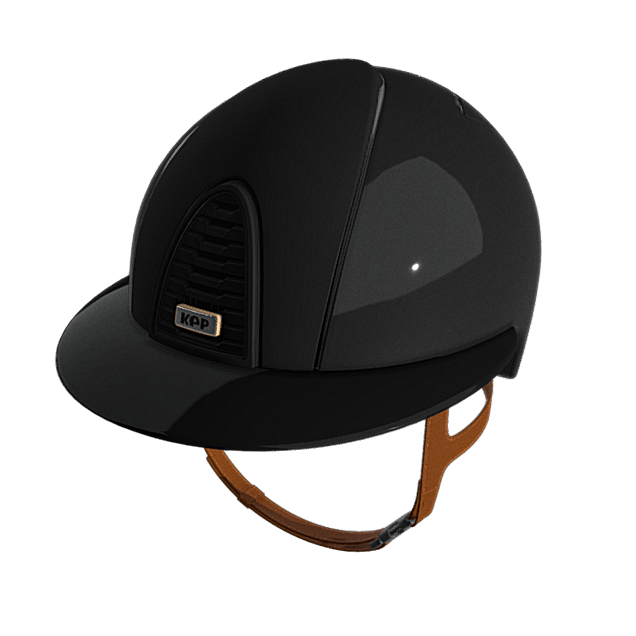 KEP Cromo 2.0 Polo Shine Black Textile Front Beige Kinnriemen