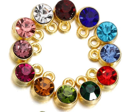 Geburtssteine Gold Topping