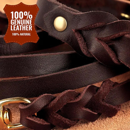 Halsband - Leinenset Leather Passion