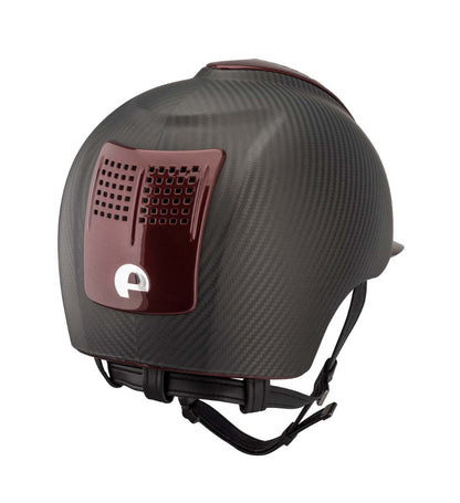 CARBON-HELM E-LIGHT MATT / 2 BORDEAUX INSERTS