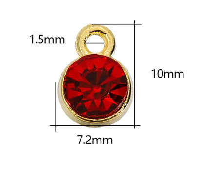 Geburtssteine Gold Topping